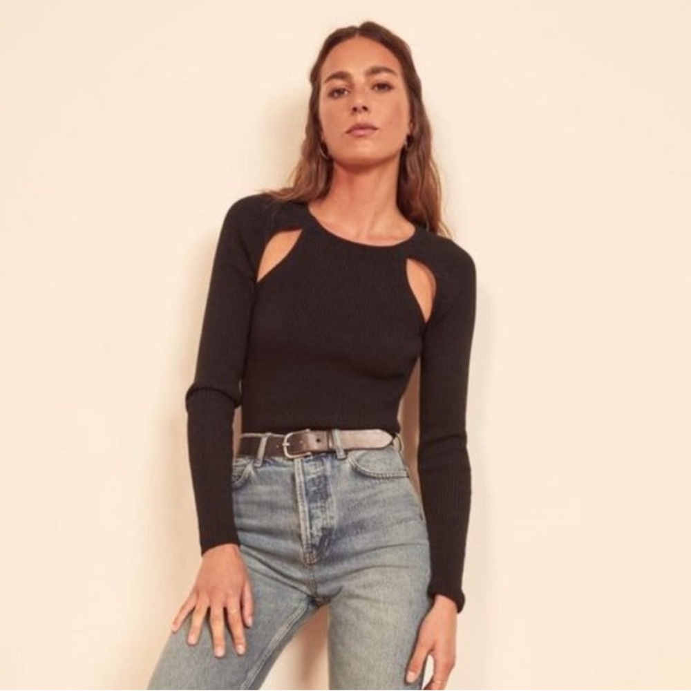 Reformation Basilica Cashmere Sweater